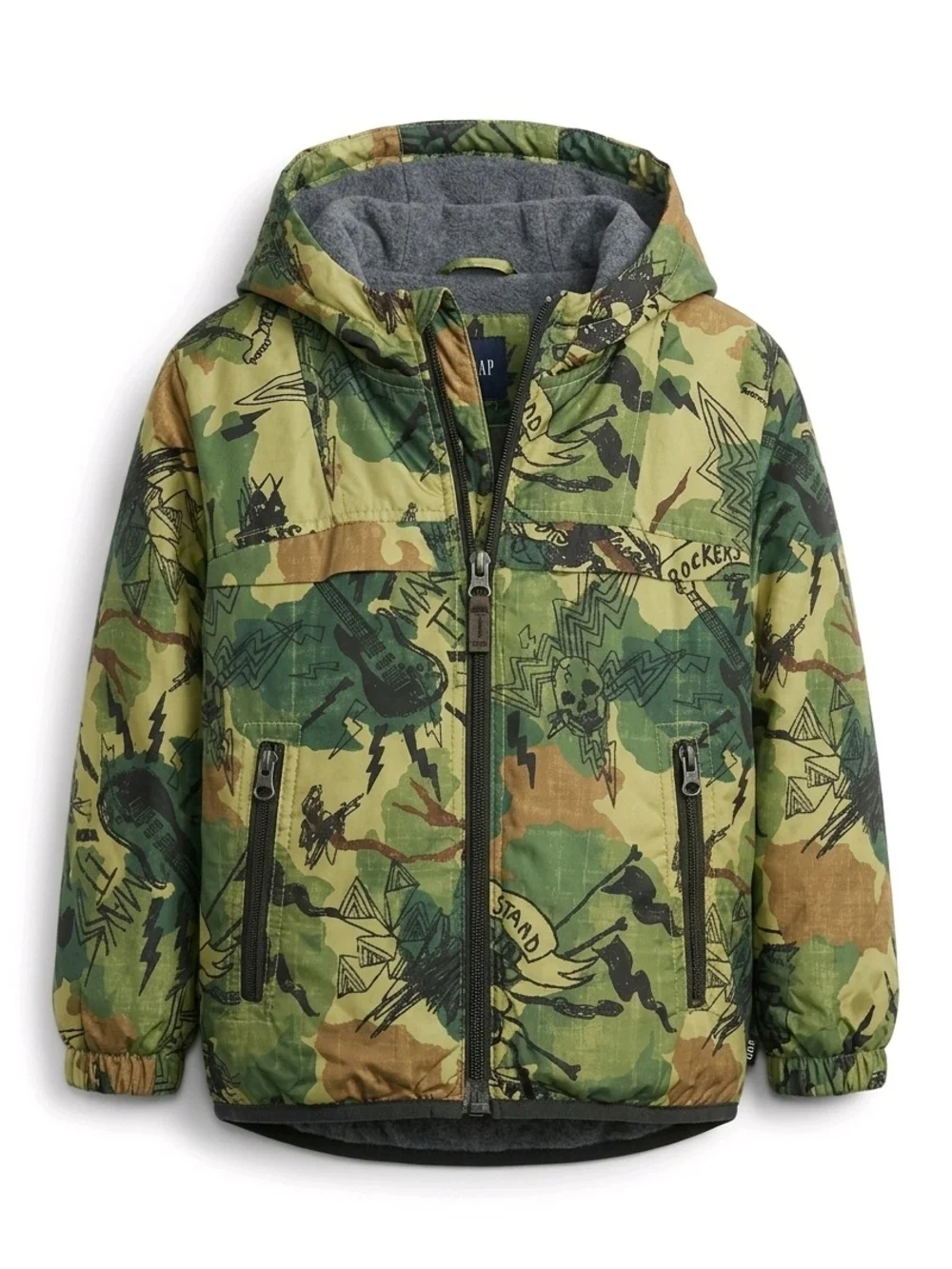 babyGap Camouflage Rocker Print Jacket